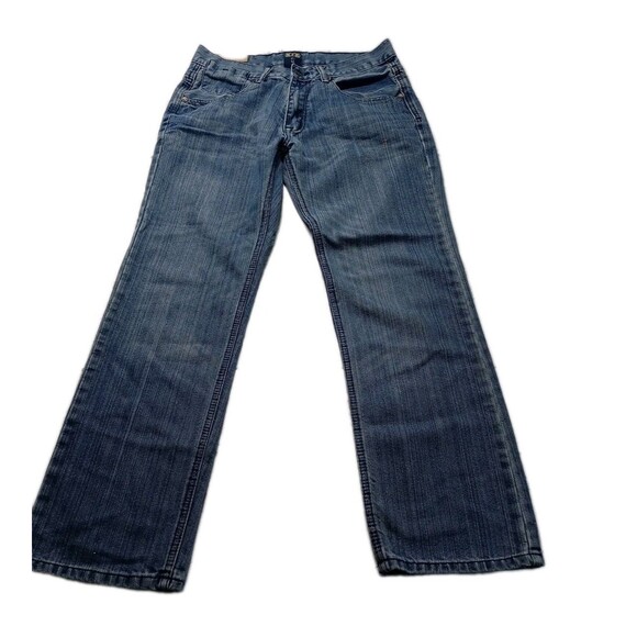 F.U.S.A.I Western Men's Jeans Size 32x30 Boot Cut Denim Medium Wash - Picture 1 of 13